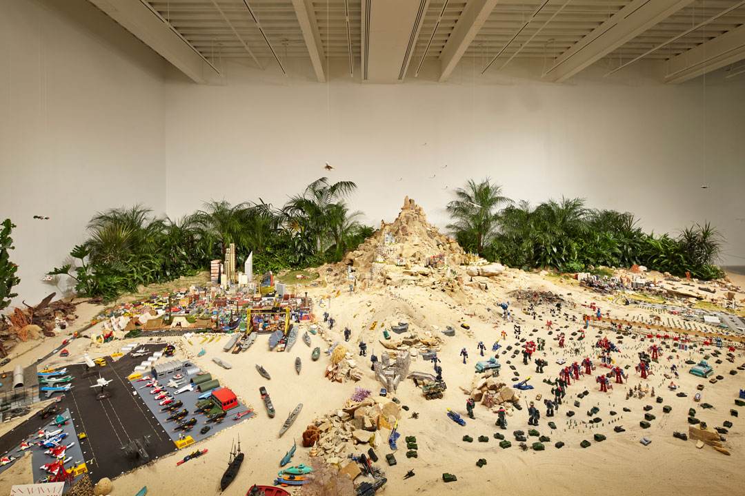 Image of artwork A Tale of Two Cities by Chris Burden