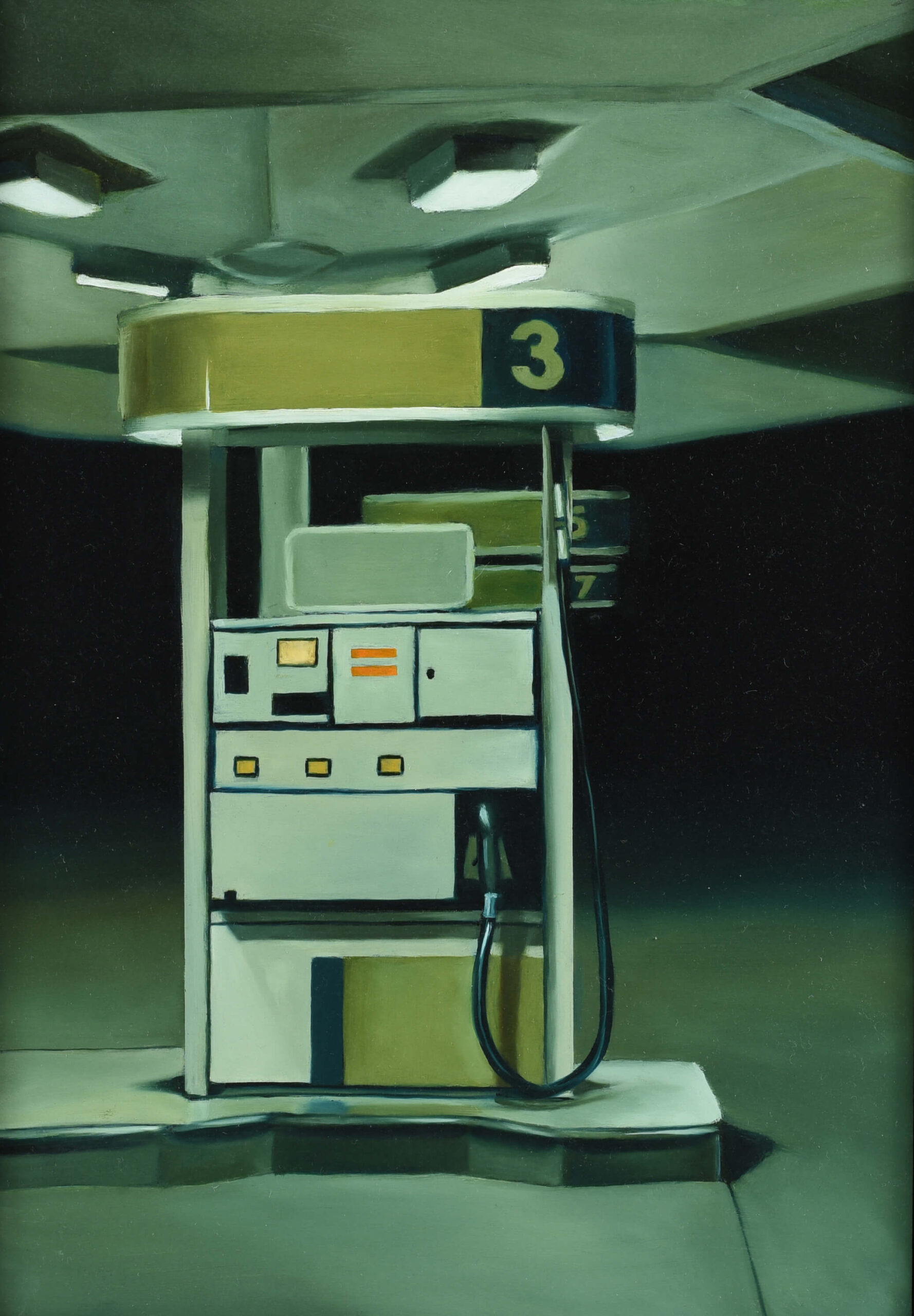 Image of artwork Untitled (Gasoline Pump, #3) by Robert Olsen