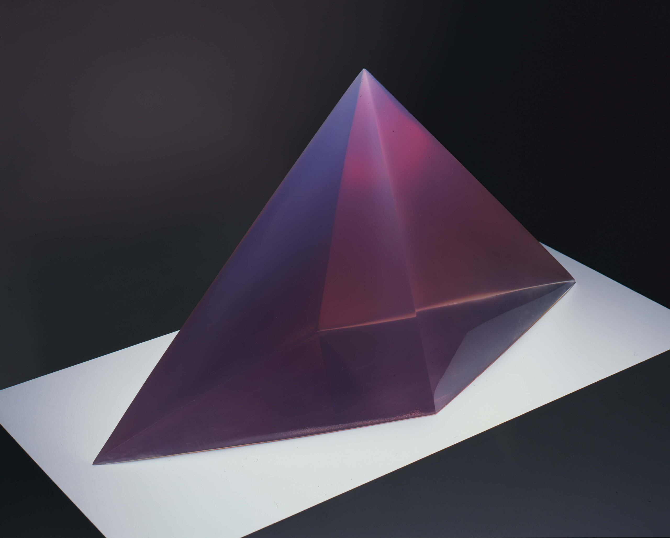 Image of artwork Resin Pyramid by DeWain Valentine