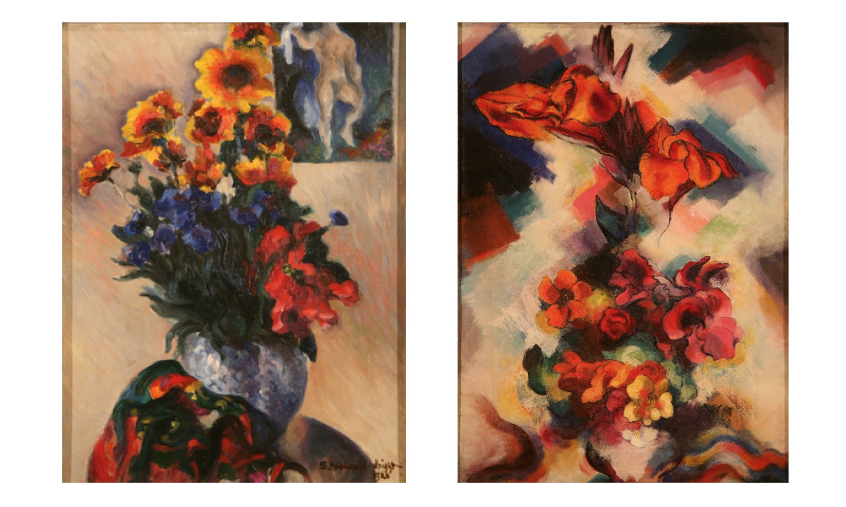 Image of artwork Untitled (Vase of Flowers) by Stanton Macdonald-Wright