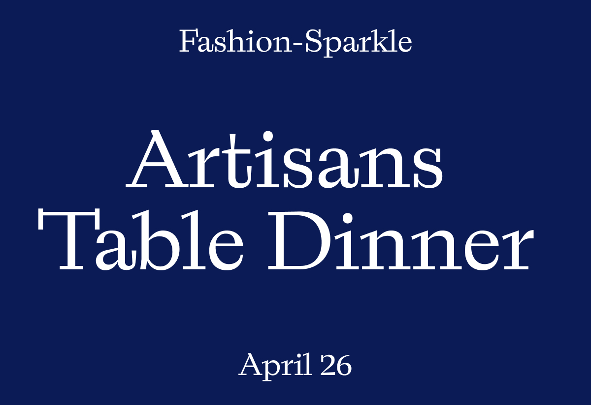 Image of Artisans Table Dinner: Fashion-Sparkle