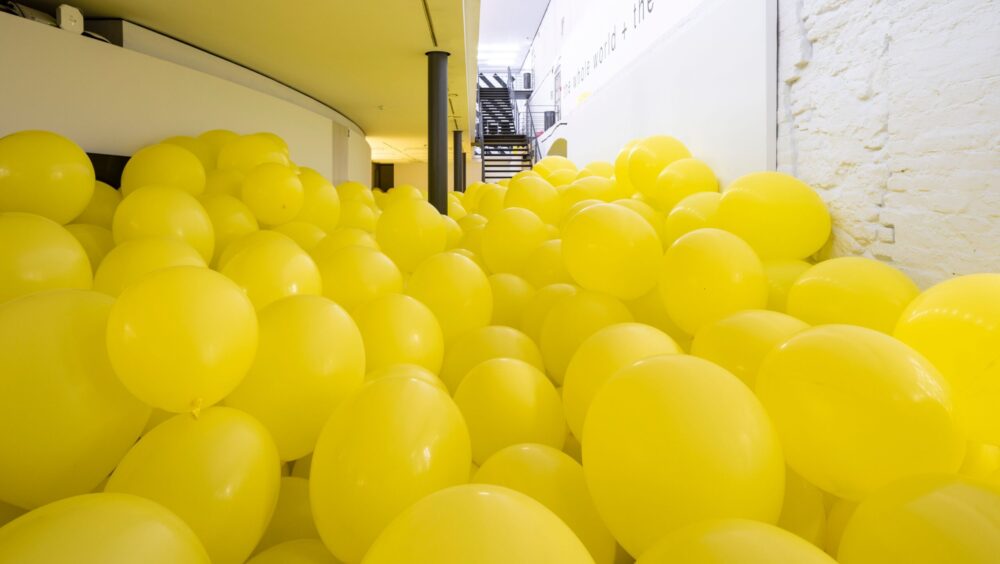 Martin Creed: Work No. 3868 Half the air in a given space