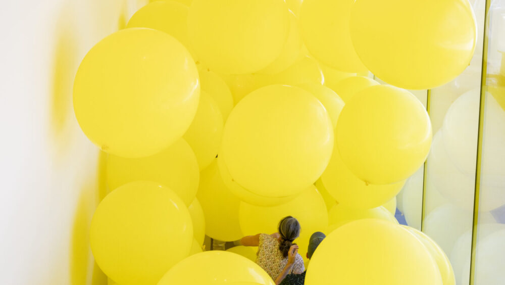 Martin Creed: Work No. 3868 Half the air in a given space